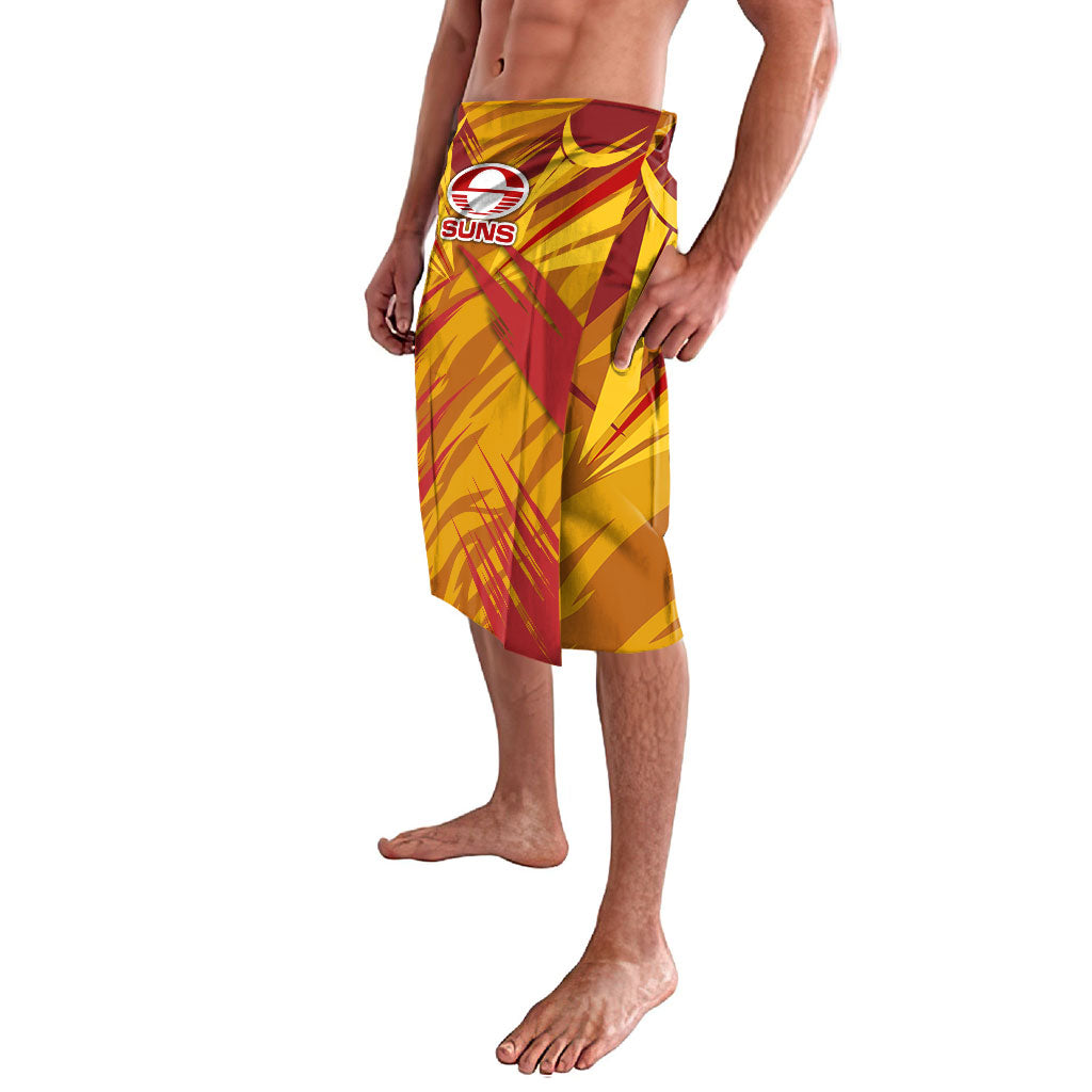 Gold Coast Suns Australian Football Lavalava Heroic Solar Mascot - Bold Team Colors