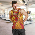 Gold Coast Suns Australian Football Men Tank Top Heroic Solar Mascot - Bold Team Colors