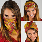 Gold Coast Suns Australian Football Neck Gaiter Heroic Solar Mascot - Bold Team Colors