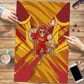 Gold Coast Suns Australian Football Puzzle Heroic Solar Mascot - Bold Team Colors