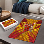 Gold Coast Suns Australian Football Puzzle Heroic Solar Mascot - Bold Team Colors