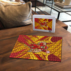 Gold Coast Suns Australian Football Puzzle Heroic Solar Mascot - Bold Team Colors