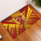 Gold Coast Suns Australian Football Rubber Doormat Heroic Solar Mascot - Bold Team Colors