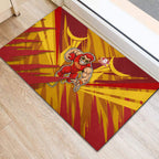 Gold Coast Suns Australian Football Rubber Doormat Heroic Solar Mascot - Bold Team Colors