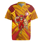 Gold Coast Suns Australian Football Rugby Jersey Heroic Solar Mascot - Bold Team Colors