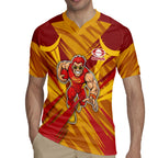 Gold Coast Suns Australian Football Rugby Jersey Heroic Solar Mascot - Bold Team Colors