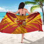Gold Coast Suns Australian Football Sarong Heroic Solar Mascot - Bold Team Colors
