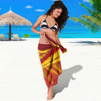 Gold Coast Suns Australian Football Sarong Heroic Solar Mascot - Bold Team Colors