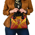 Gold Coast Suns Australian Football Shoulder Handbag Heroic Solar Mascot - Bold Team Colors