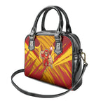 Gold Coast Suns Australian Football Shoulder Handbag Heroic Solar Mascot - Bold Team Colors