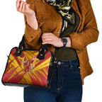 Gold Coast Suns Australian Football Shoulder Handbag Heroic Solar Mascot - Bold Team Colors