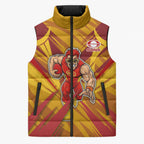 Gold Coast Suns Australian Football Sleeveless Puffer Jacket Heroic Solar Mascot - Bold Team Colors