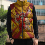 Gold Coast Suns Australian Football Sleeveless Puffer Jacket Heroic Solar Mascot - Bold Team Colors