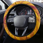 Gold Coast Suns Australian Football Steering Wheel Cover Heroic Solar Mascot - Bold Team Colors