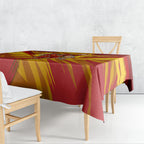 Gold Coast Suns Australian Football Tablecloth Heroic Solar Mascot - Bold Team Colors