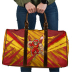 Gold Coast Suns Australian Football Travel Bag Heroic Solar Mascot - Bold Team Colors
