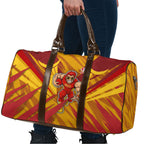 Gold Coast Suns Australian Football Travel Bag Heroic Solar Mascot - Bold Team Colors