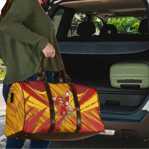 Gold Coast Suns Australian Football Travel Bag Heroic Solar Mascot - Bold Team Colors
