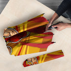 Gold Coast Suns Australian Football Umbrella Heroic Solar Mascot - Bold Team Colors
