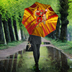 Gold Coast Suns Australian Football Umbrella Heroic Solar Mascot - Bold Team Colors