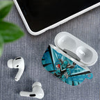 Port Adelaide Power Australian Football AirPods Case Powerful Superhero Mascot - Bold Team Colors