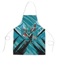 Port Adelaide Power Australian Football Apron Powerful Superhero Mascot - Bold Team Colors