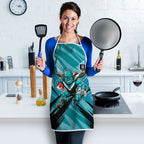 Port Adelaide Power Australian Football Apron Powerful Superhero Mascot - Bold Team Colors