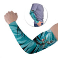 Port Adelaide Power Australian Football Arm Sleeves Powerful Superhero Mascot - Bold Team Colors