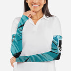 Port Adelaide Power Australian Football Arm Sleeves Powerful Superhero Mascot - Bold Team Colors