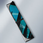 Port Adelaide Power Australian Football Auto Sun Shade Powerful Superhero Mascot - Bold Team Colors