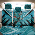 Port Adelaide Power Australian Football Back Car Seat Cover Powerful Superhero Mascot - Bold Team Colors