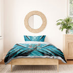 Port Adelaide Power Australian Football Bedding Set Powerful Superhero Mascot - Bold Team Colors
