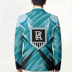 Port Adelaide Power Australian Football Blazer Powerful Superhero Mascot - Bold Team Colors