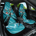 Port Adelaide Power Australian Football Car Seat Cover Powerful Superhero Mascot - Bold Team Colors