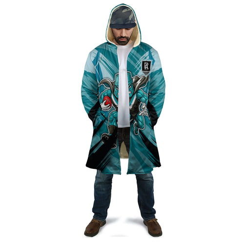 Port Adelaide Power Australian Football Cloak Powerful Superhero Mascot - Bold Team Colors