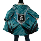Port Adelaide Power Australian Football Cloak Powerful Superhero Mascot - Bold Team Colors