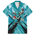 Port Adelaide Power Australian Football Hawaiian Shirt Powerful Superhero Mascot - Bold Team Colors