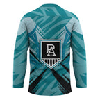 Port Adelaide Power Australian Football Hockey Jersey Powerful Superhero Mascot - Bold Team Colors