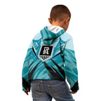 Port Adelaide Power Australian Football Kid Hoodie Powerful Superhero Mascot - Bold Team Colors