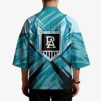 Port Adelaide Power Australian Football Kimono Powerful Superhero Mascot - Bold Team Colors