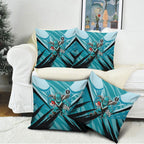 Port Adelaide Power Australian Football Pillow Cover Powerful Superhero Mascot - Bold Team Colors