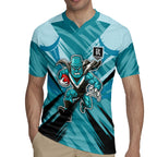 Port Adelaide Power Australian Football Rugby Jersey Powerful Superhero Mascot - Bold Team Colors