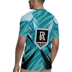 Port Adelaide Power Australian Football Rugby Jersey Powerful Superhero Mascot - Bold Team Colors