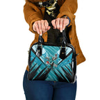 Port Adelaide Power Australian Football Shoulder Handbag Powerful Superhero Mascot - Bold Team Colors