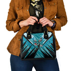 Port Adelaide Power Australian Football Shoulder Handbag Powerful Superhero Mascot - Bold Team Colors