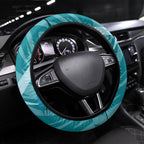 Port Adelaide Power Australian Football Steering Wheel Cover Powerful Superhero Mascot - Bold Team Colors