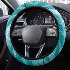 Port Adelaide Power Australian Football Steering Wheel Cover Powerful Superhero Mascot - Bold Team Colors