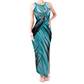 Port Adelaide Power Australian Football Tank Maxi Dress Powerful Superhero Mascot - Bold Team Colors