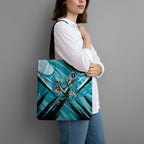 Port Adelaide Power Australian Football Tote Bag Powerful Superhero Mascot - Bold Team Colors