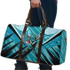 Port Adelaide Power Australian Football Travel Bag Powerful Superhero Mascot - Bold Team Colors